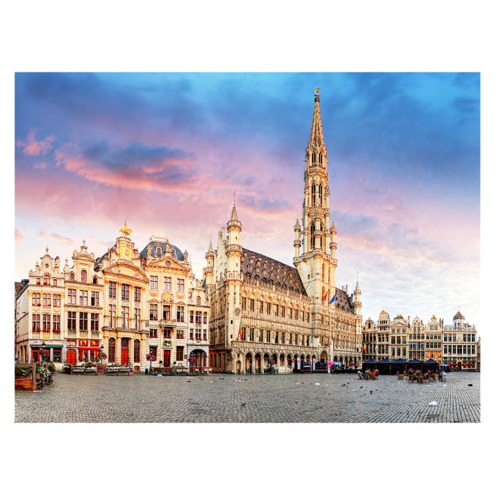 Jigsaw Puzzle The Grand Place, Bruxelas 1500 peças por atacado de Wuundentoy