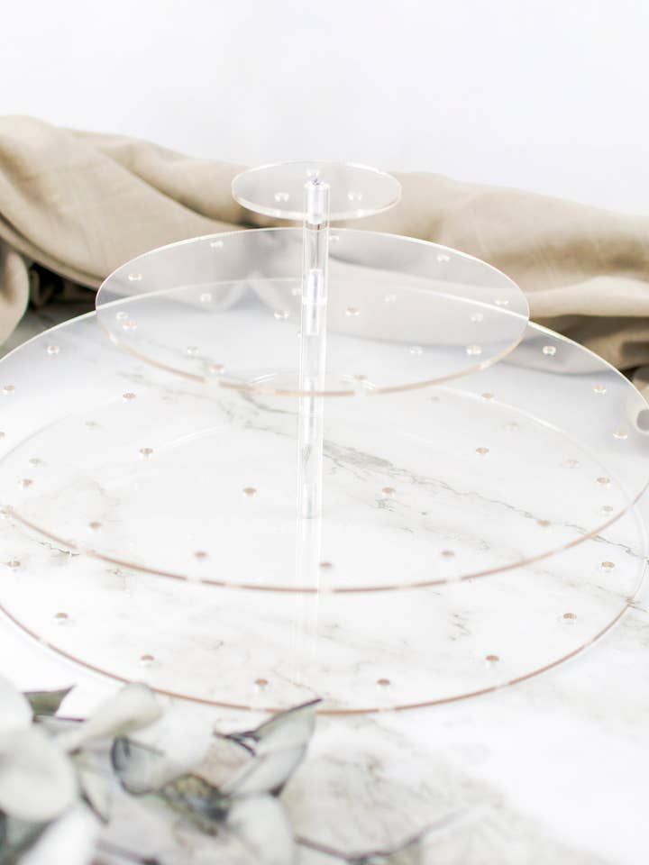 Etagere trasparente rotonda per 30 lecca-lecca per la vendita all'ingrosso da parte di salonbuck