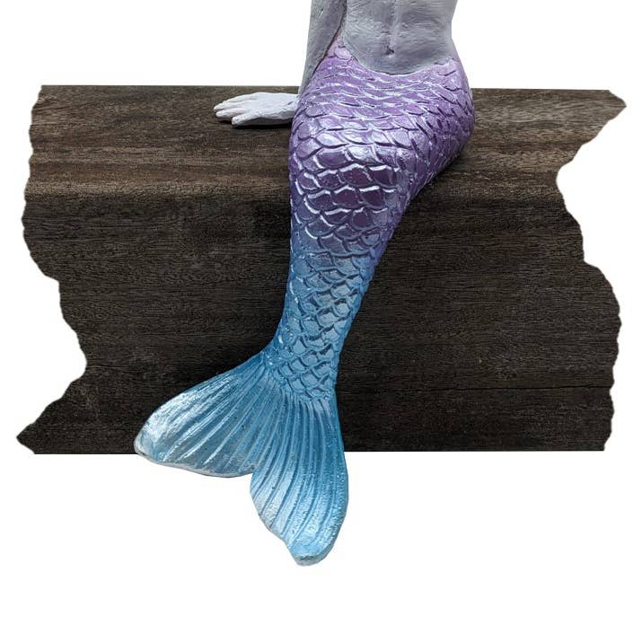 John Bernard & Company - Wholesale Decorative figurine - Mermalien Dude 10 inch Tall Merman Alien Statue Shelf Sitter2