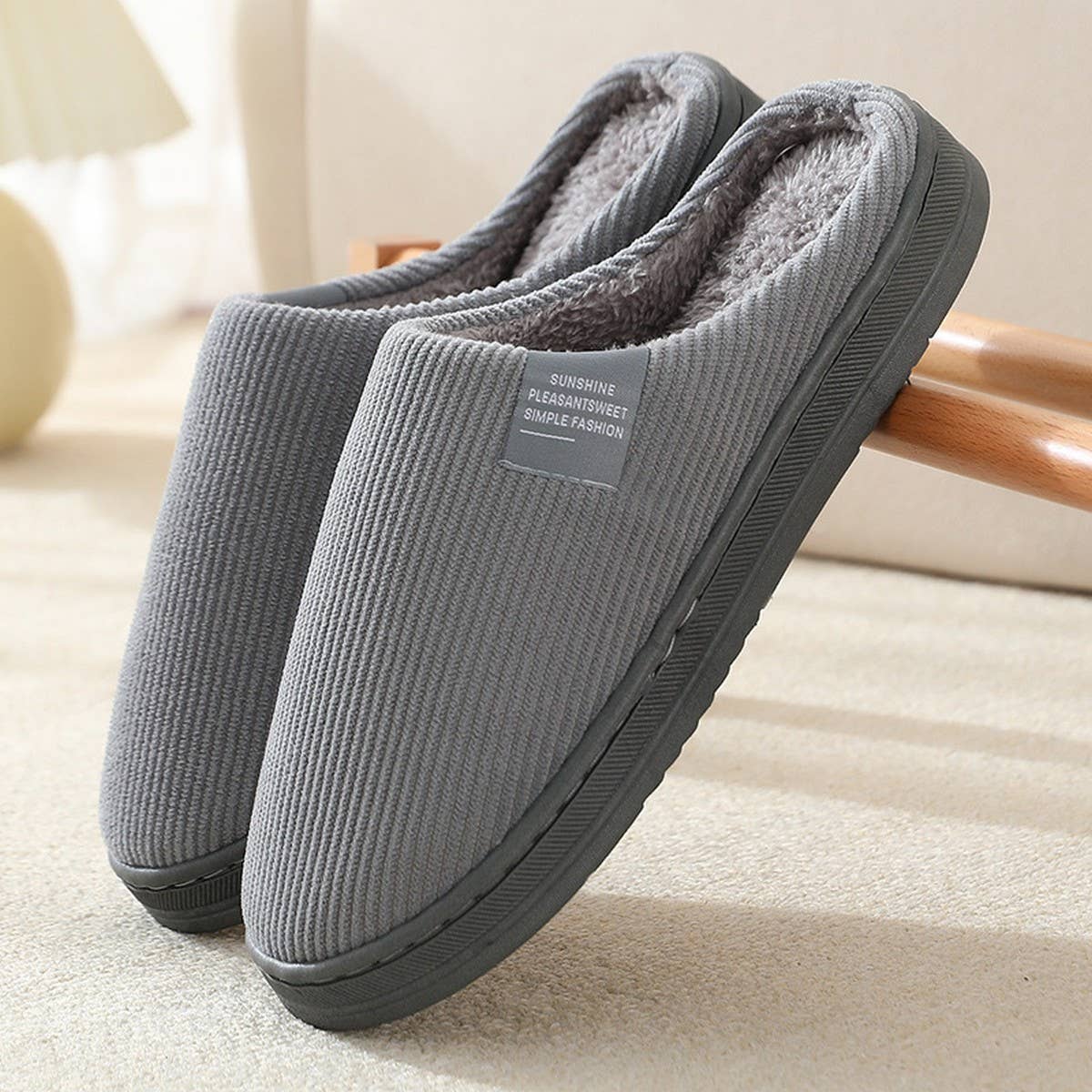 ACCITY - Wholesale Slippers - Women's - MINIMALIST WARMIES SLIPPERS BEDROOM SLIPPERS_CWSHS026511
