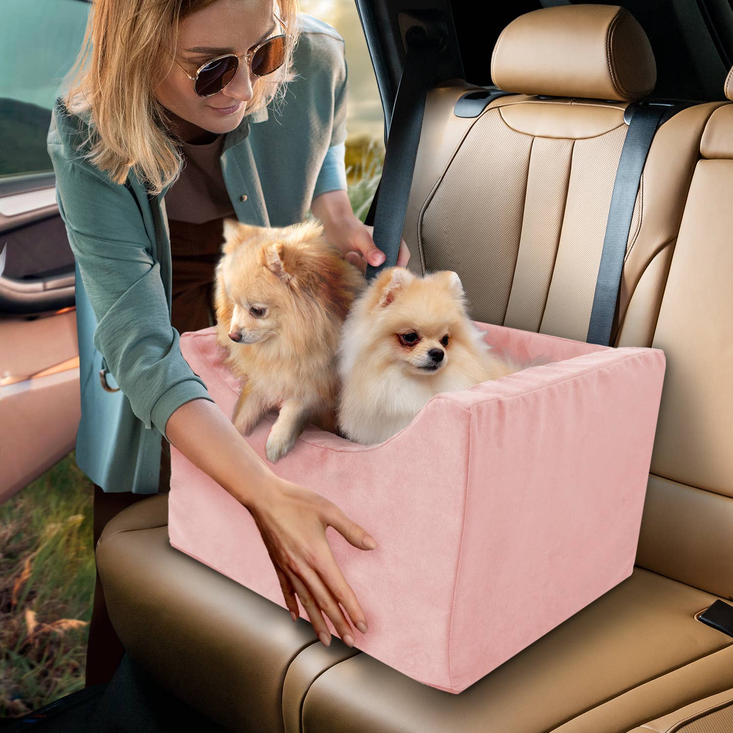 Precious Tails - Wholesale Pet Carrier - Cat/Dog - Precious Tails High Density Foam Pet Booster Seat1