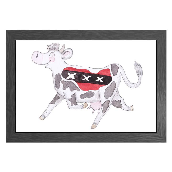A3 Frame Crazy Cow Amsterdam for wholesale by JOYIN