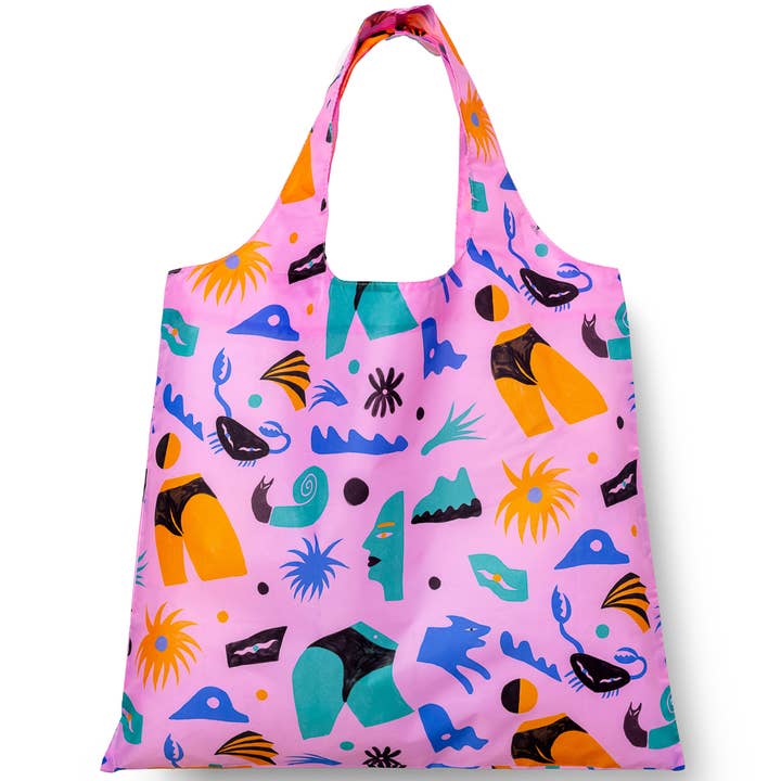 Cheeky Art Sack® by Meg Fransee - Eco-Friendly Reusable Tote for wholesale by Yellow Owl Workshop