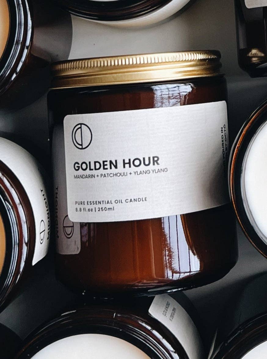 OCTŌ - Wholesale Pot/gevulde kaars - Golden hour geur (mandarijn + patchouli)2