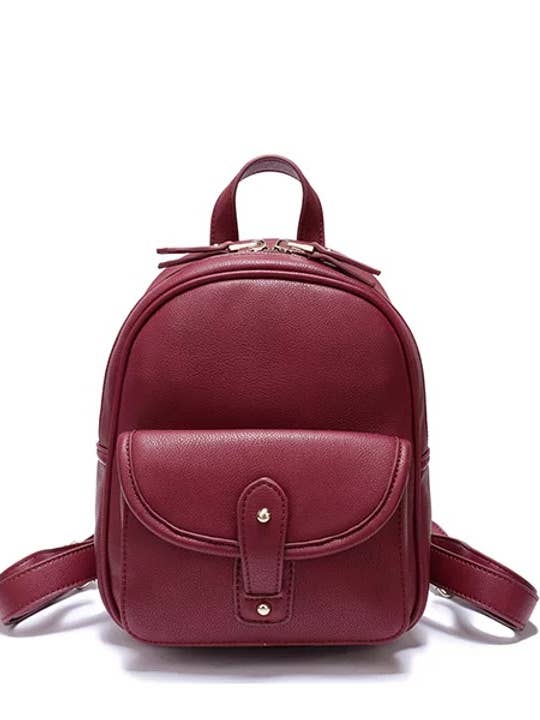 Mini Pebble Leather Backpack - FBP17108 for wholesale by KATIE Q