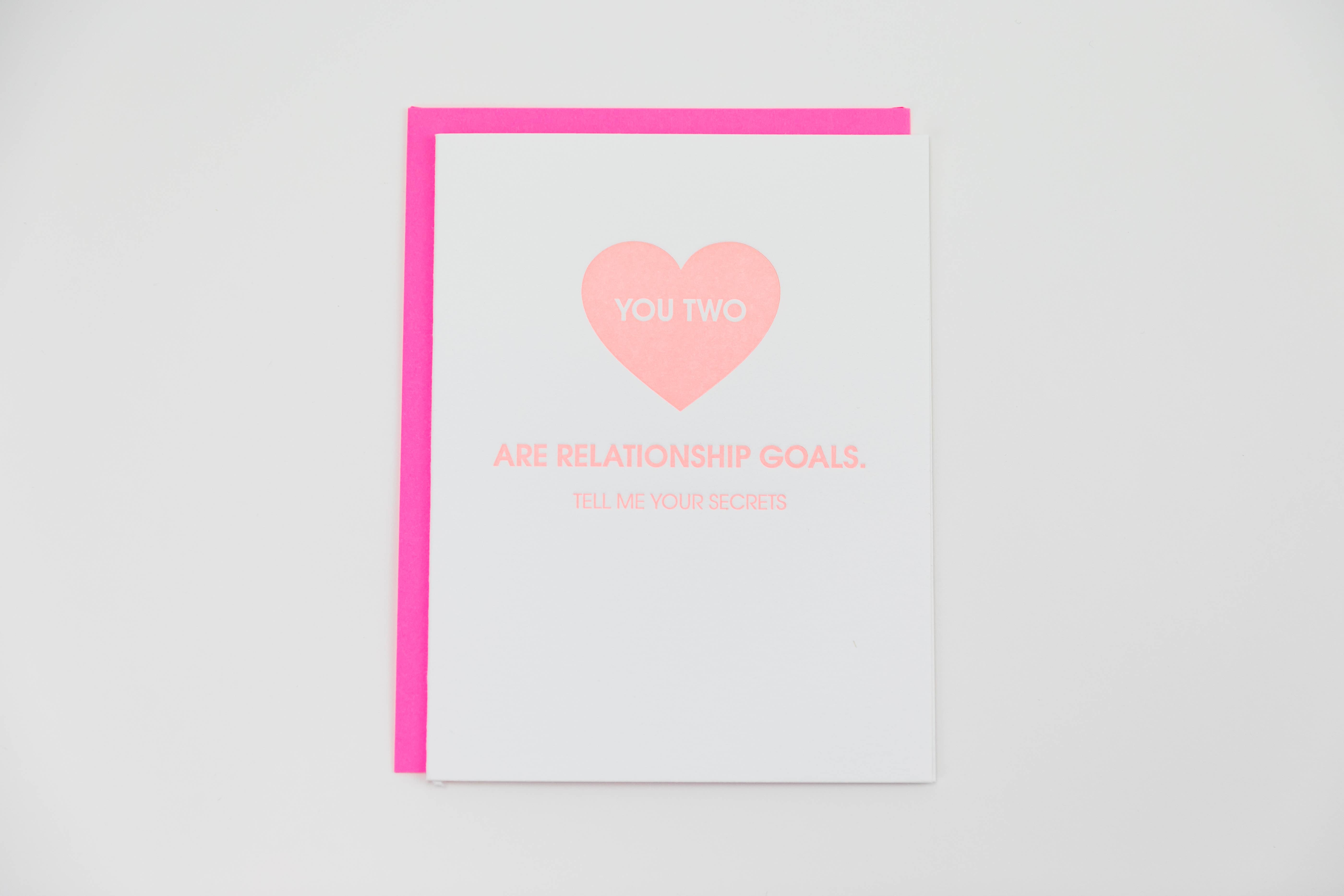 Chez Gagné - Wholesale Anniversary Card - You Two Are Relationship Goals - Love | Anniversary - Card5