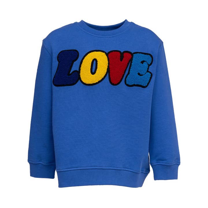 SUDADERA INFANTIL LOVE ROYAL BLUE para venta al por mayor de CHIO MI