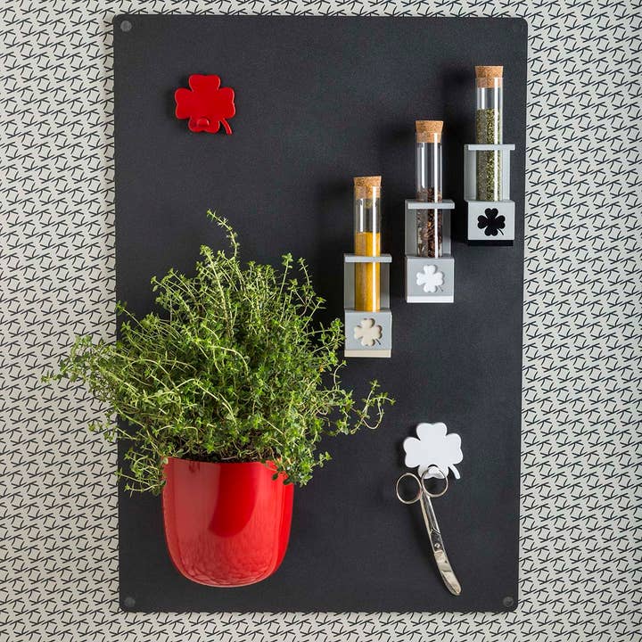 KalaMitica Magnetic System – Íman por atacado – Gancho magnético, trevo vermelho de quatro folhas, acessório de quadro-negro2