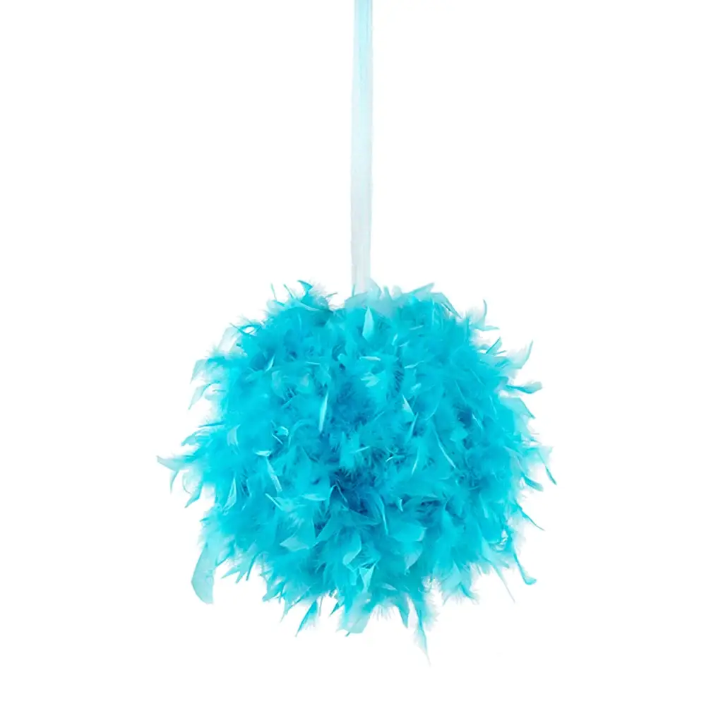 Zucker Feather Products – wholesale Pom poms – Chandelle Feather Pom Poms - Lt Turquoise0
