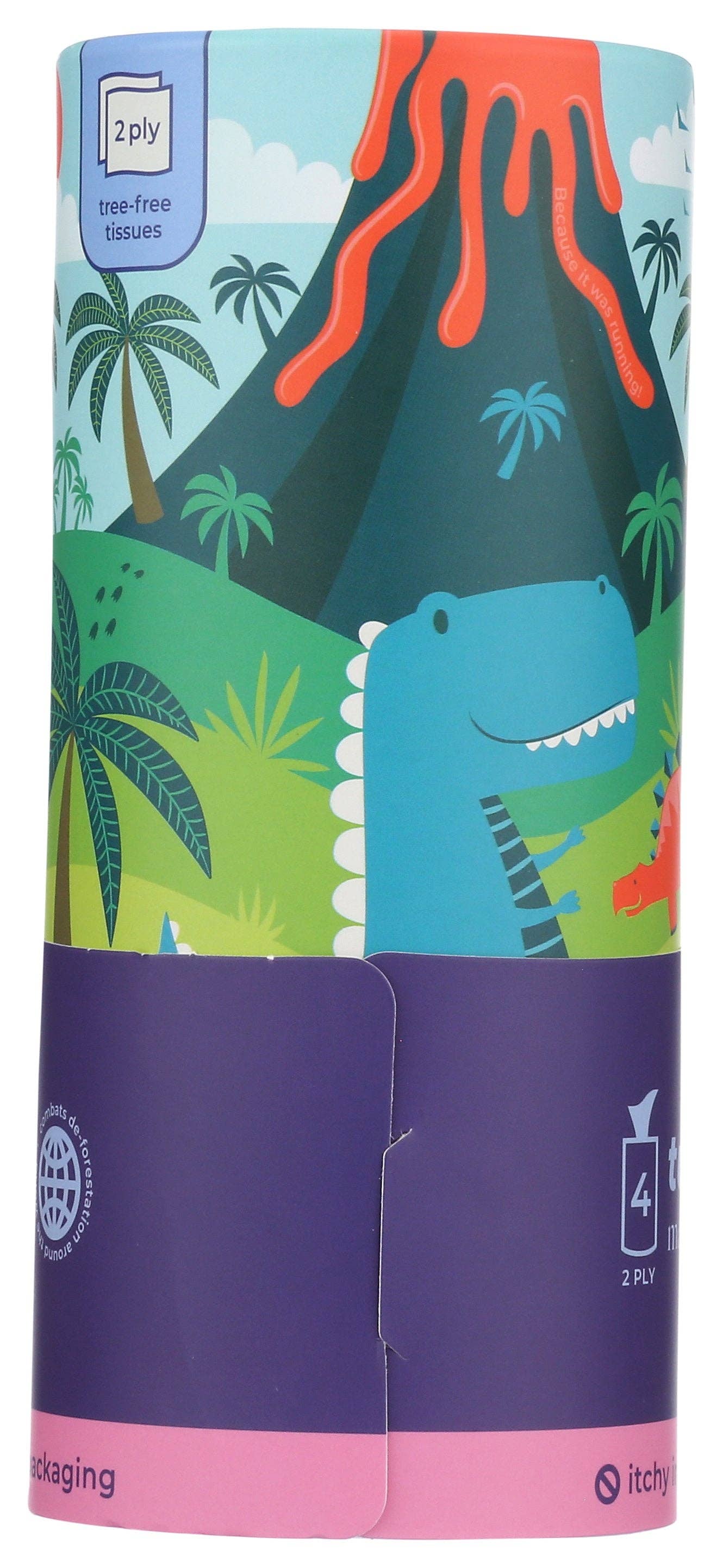 Everyday Supply Co - Wholesale Paper Towels - BIM BAM BOO TISSUES FACIAL TUBE 4PK - Case of 122