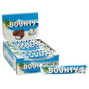 I Got Your Candy - Wholesale Chocolate Bar - Bounty Bar 2oz (UK) - 24ct