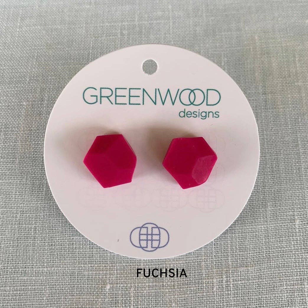 Greenwood Designs - Wholesale Stud/post earrings - Plain Rock Earrings25