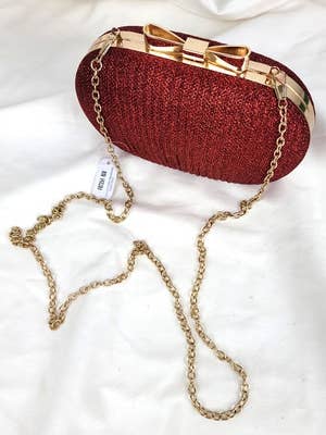 Bejeweled Clutch Evening Bag With Chain FB7254 for wholesale by Chicas