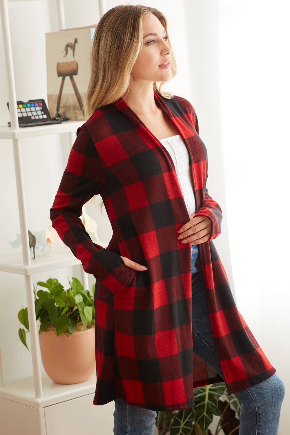 Moonshot Clothing – Großhandel Strickjacke – Damen – MST2032-Ultraweiche Buffalo-Strickjacke6