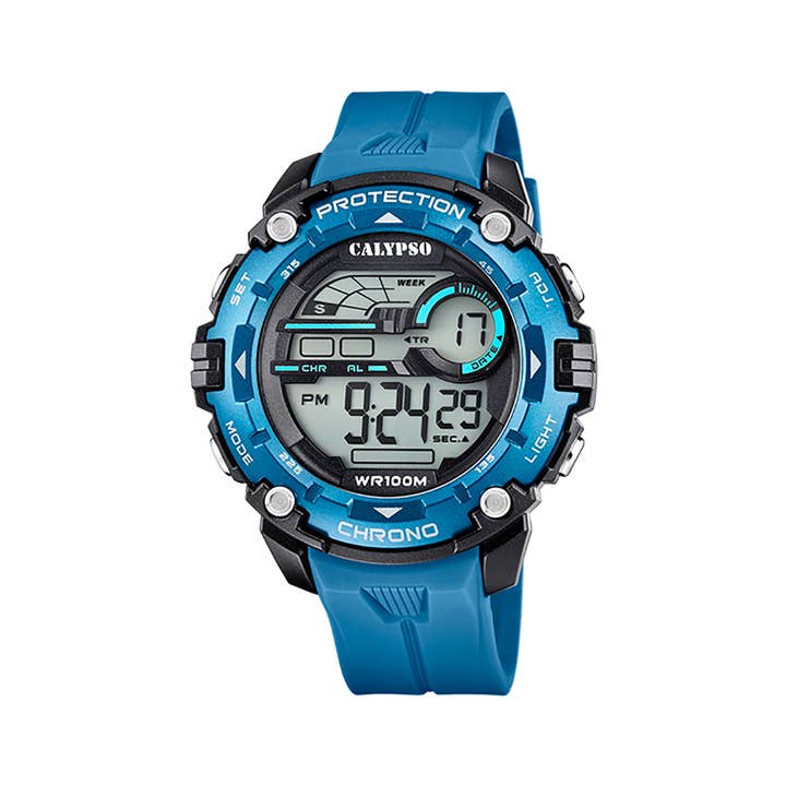 Shoptictoc - Wholesale Wrist Watch - Men's - Calypso Large 51mm Digital Watch for Men, Chrono - K5819