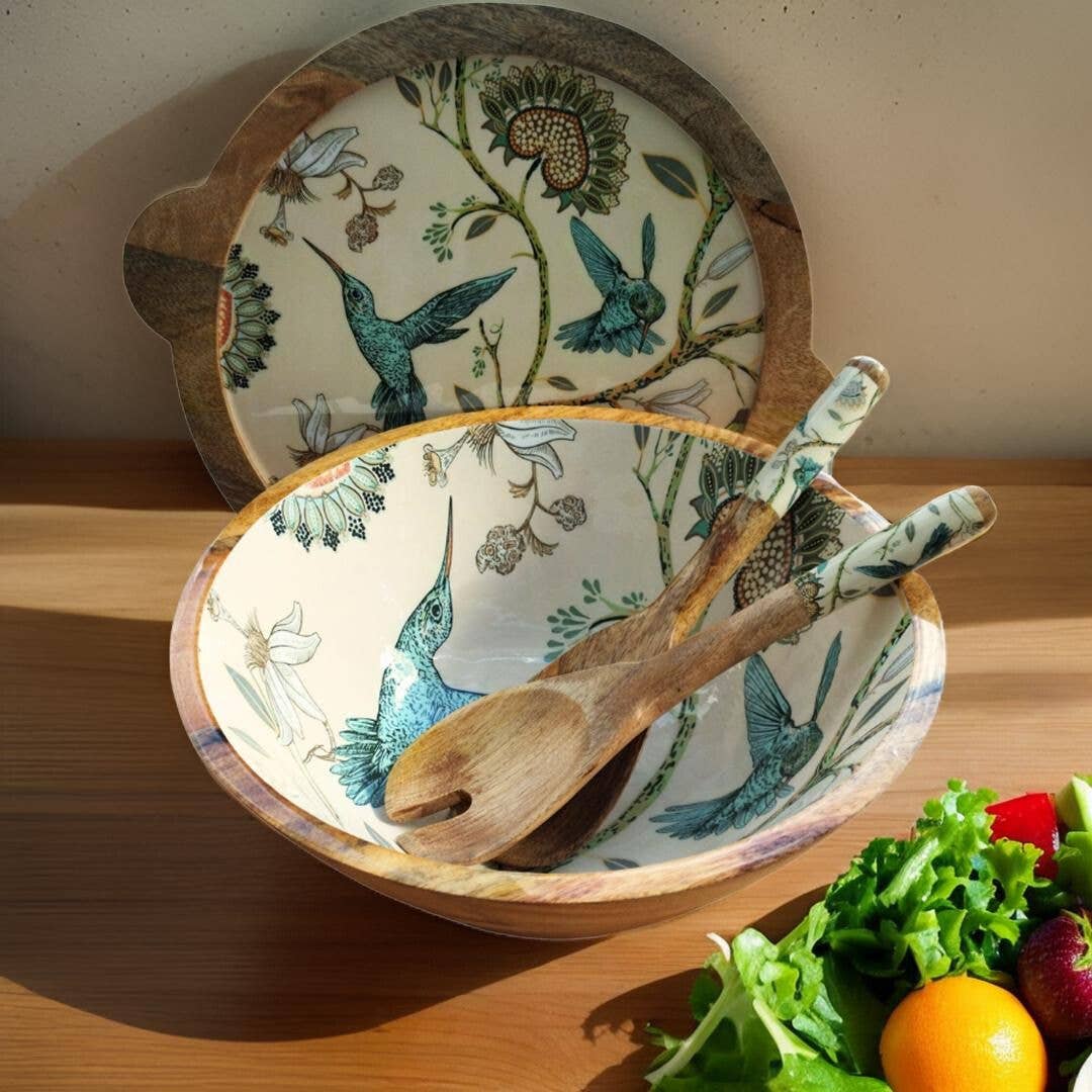 Hartsmede - Wholesale Serve Bowl - Large Serving Bowl Set with Lid & Serving Spoons Ideal Gift15