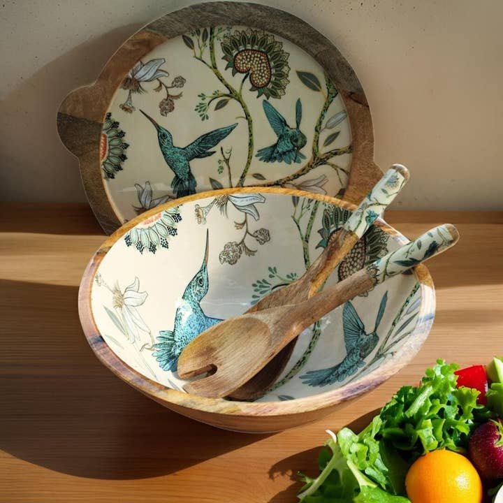 Hartsmede - Wholesale Serve Bowl - Large Serving Bowl Set with Lid & Serving Spoons Ideal Gift15