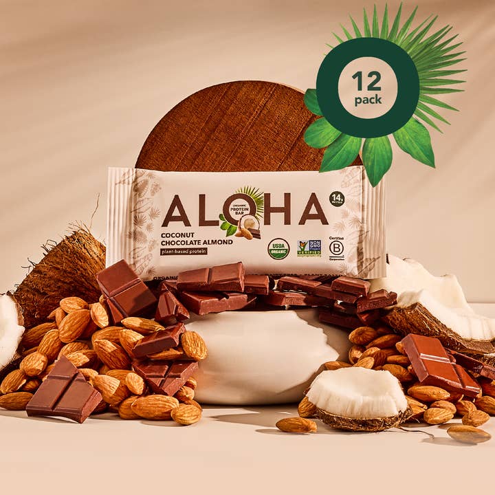 Aloha - Wholesale Snack Bar - Coconut Chocolate Almond Protein Bar