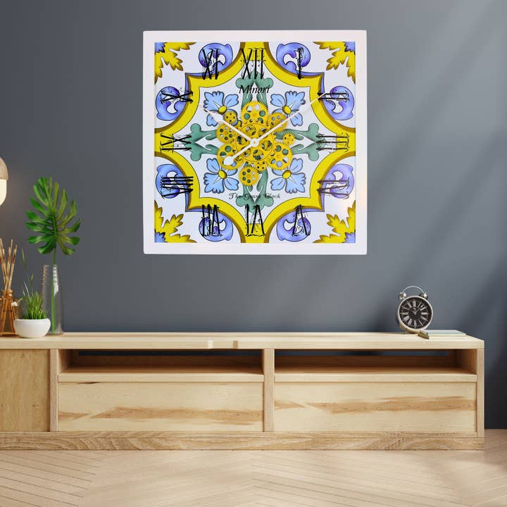 The Gears Clock - Wholesale Wall Clock - ITALY LINE WALL CLOCK SQUARE 24 INCH MINORI7