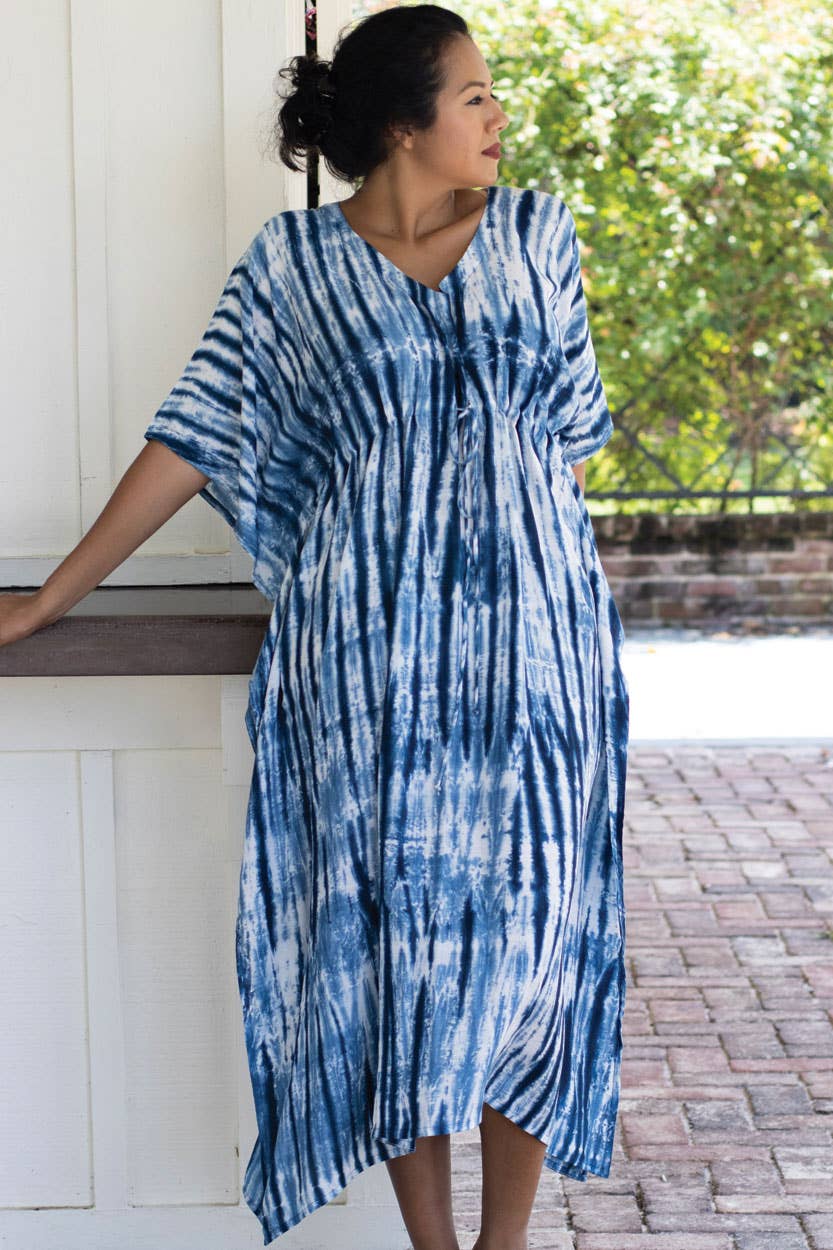 Sevya Handmade - Wholesale Kaftan - Women's - Shibori Caftans4