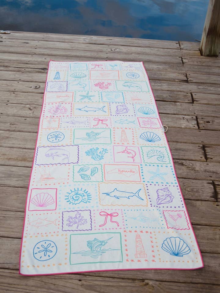 Coastal Chic Recycled Towel - Eco-Friendly for wholesale by Ksea & Co