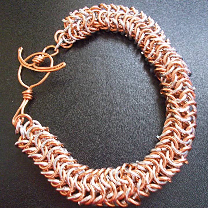Roundmail Chain Bracelet for wholesale by Amy's Handmade Gifts