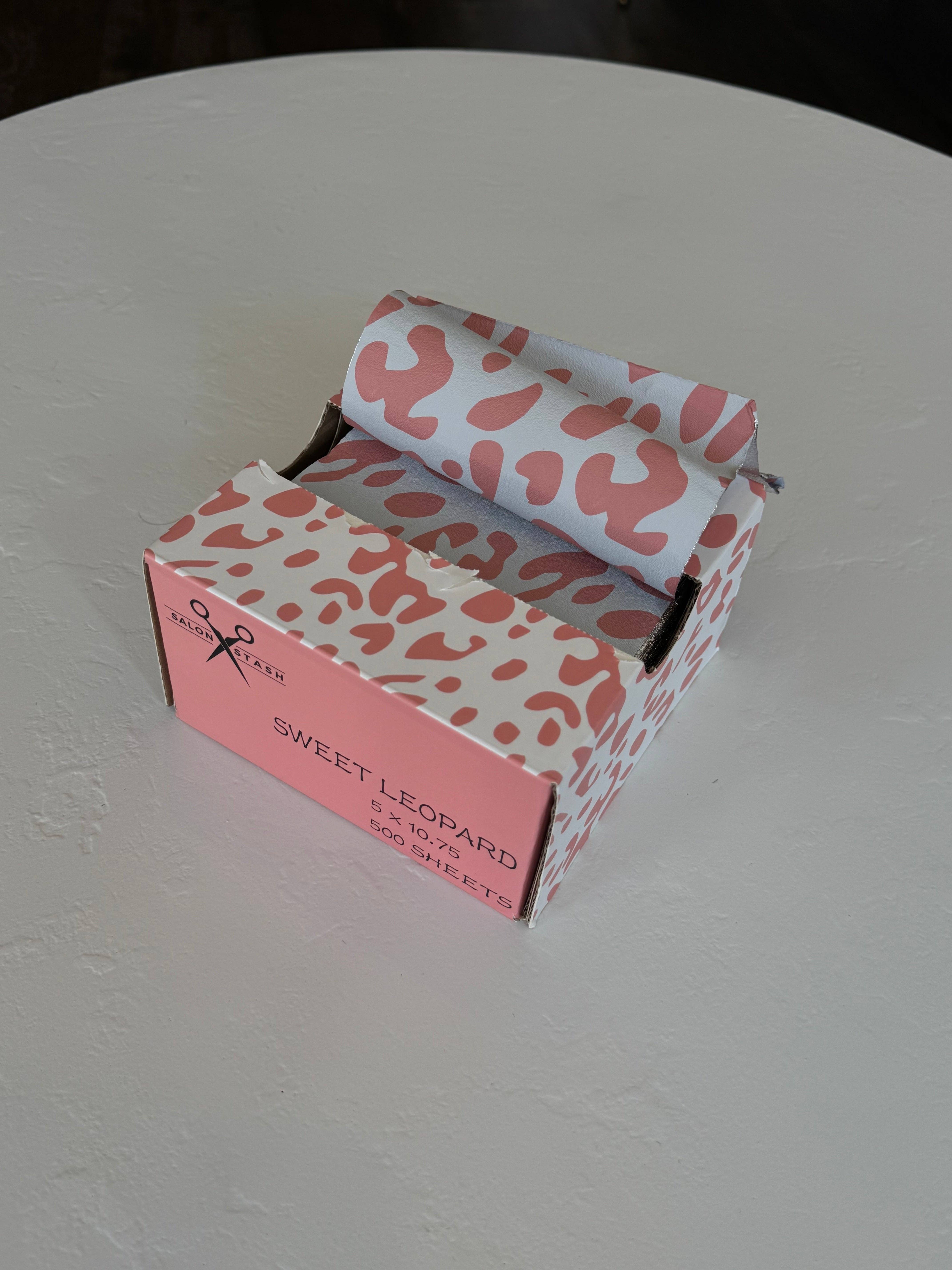 Beauty Stash - Wholesale Hair Accessories Set - Women's - Salon Stash Embossed, Pre-Cut, Pop-up Hair Foils (500 sheets/box) 12 box case pack, 6000 foils16