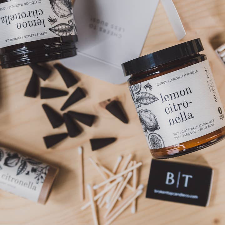 Broken Top Brands - Wholesale Outdoor Candle - Lemon Citronella - 9 oz Soy Candle4