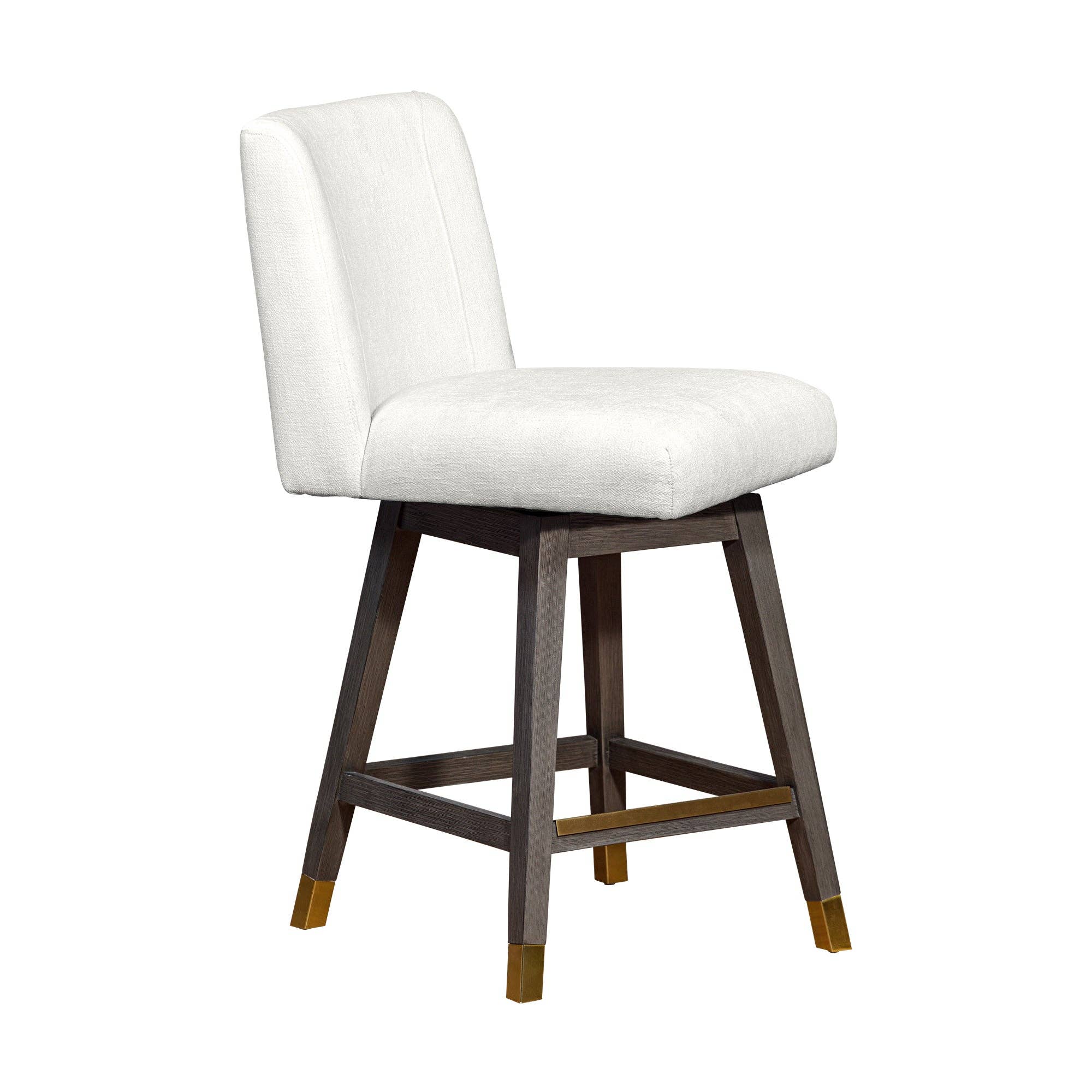 Armen Living - Wholesale Stool - Isabella Modern Upholstered Wood Swivel Barstool61