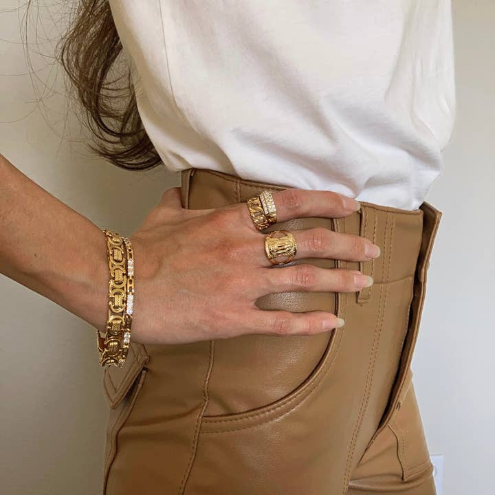 SPARROW - Wholesale Chain Ring - The Jada Chain Link Ring5