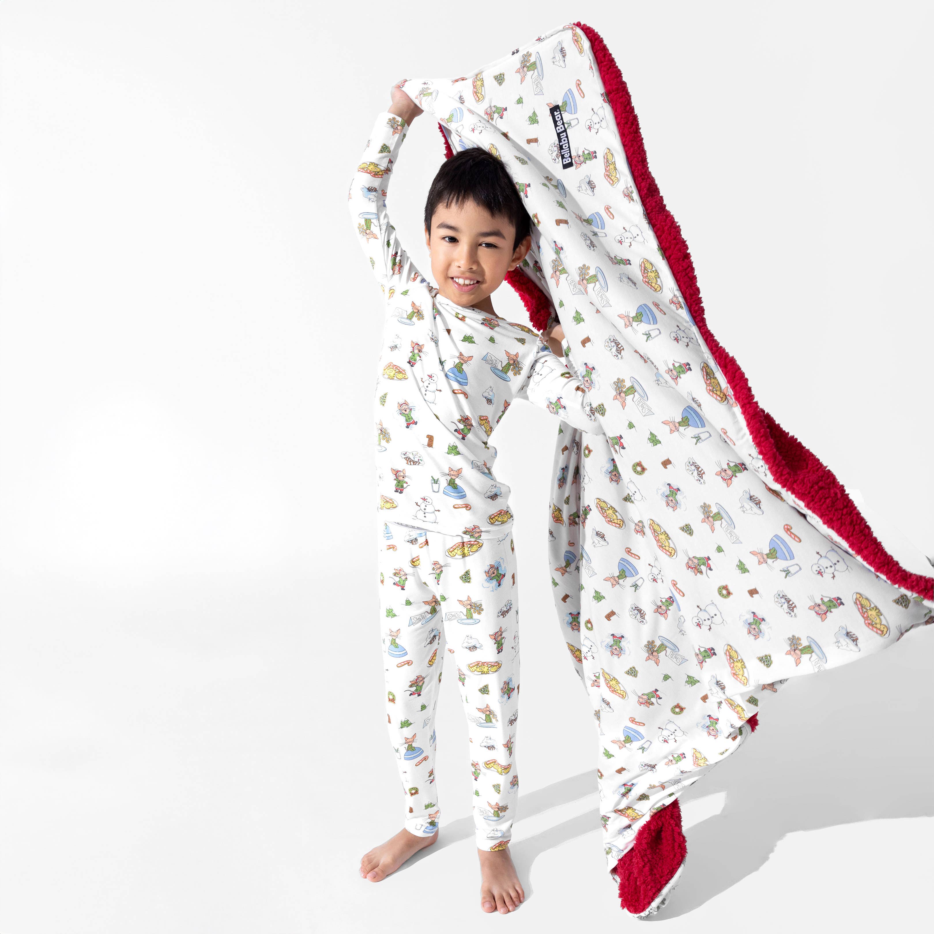 Bellabu Bear - Wholesale Bedding Blanket - Kids & Baby - If You Give A Mouse A Cookie Christmas Bamboo Blanket4