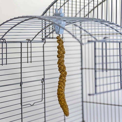 Caitec Inc - Vendita all'ingrosso Altalena/giocattolo per uccelli - Millet Clips (confezione da 2)