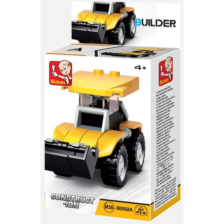 Texas Toy Distribution - Wholesale Building Set - Kids - Builder Construction Building Brick Display Set x2 each kit