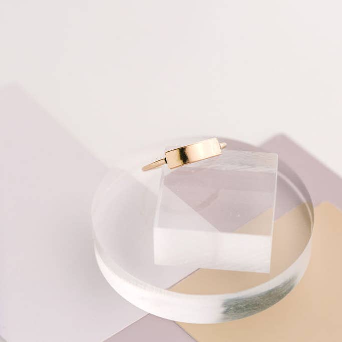 Ava Ring in Gold - Gold Filled Dainty Gold Ring for wholesale by The Land of Salt