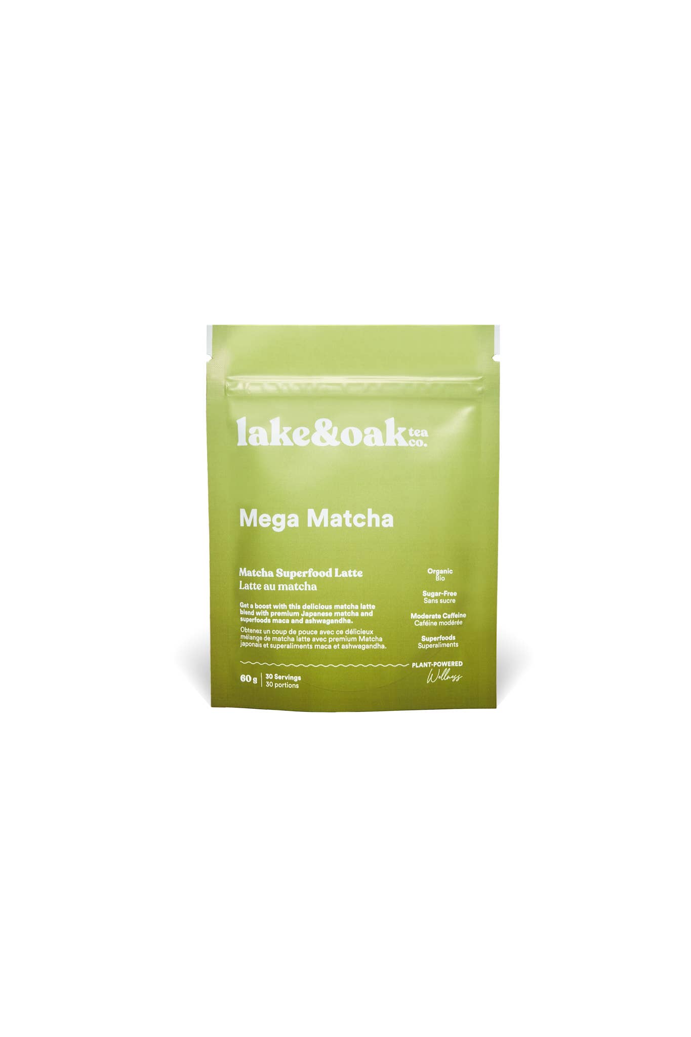 Lake & Oak Tea Co. - Vente Thés santé/détox - Mega Matcha - Mélange superaliment pour latte3