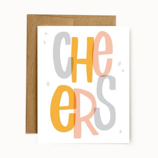 Cheers Card for wholesale by Hello Doodle
