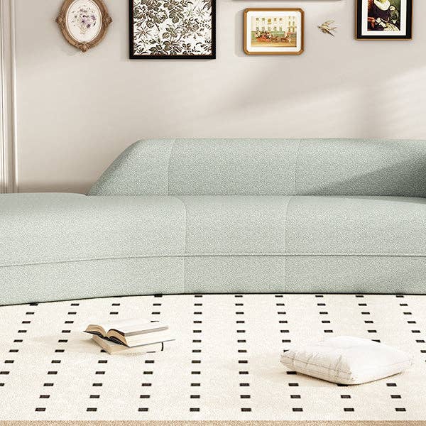 Orange County Decor - Wholesale Sofa - 109.4" Curved Chaise Lounge Modern Indoor Sofa Couch For Living Room, Green Old Sku:Wf313109Aaf Green Boucle 2 Seat