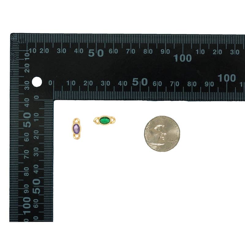 BestBeads&Beyond - Wholesale Individual charm/pendant - Colorful Oval Shape Link Connector Beads, Sku#LD4092