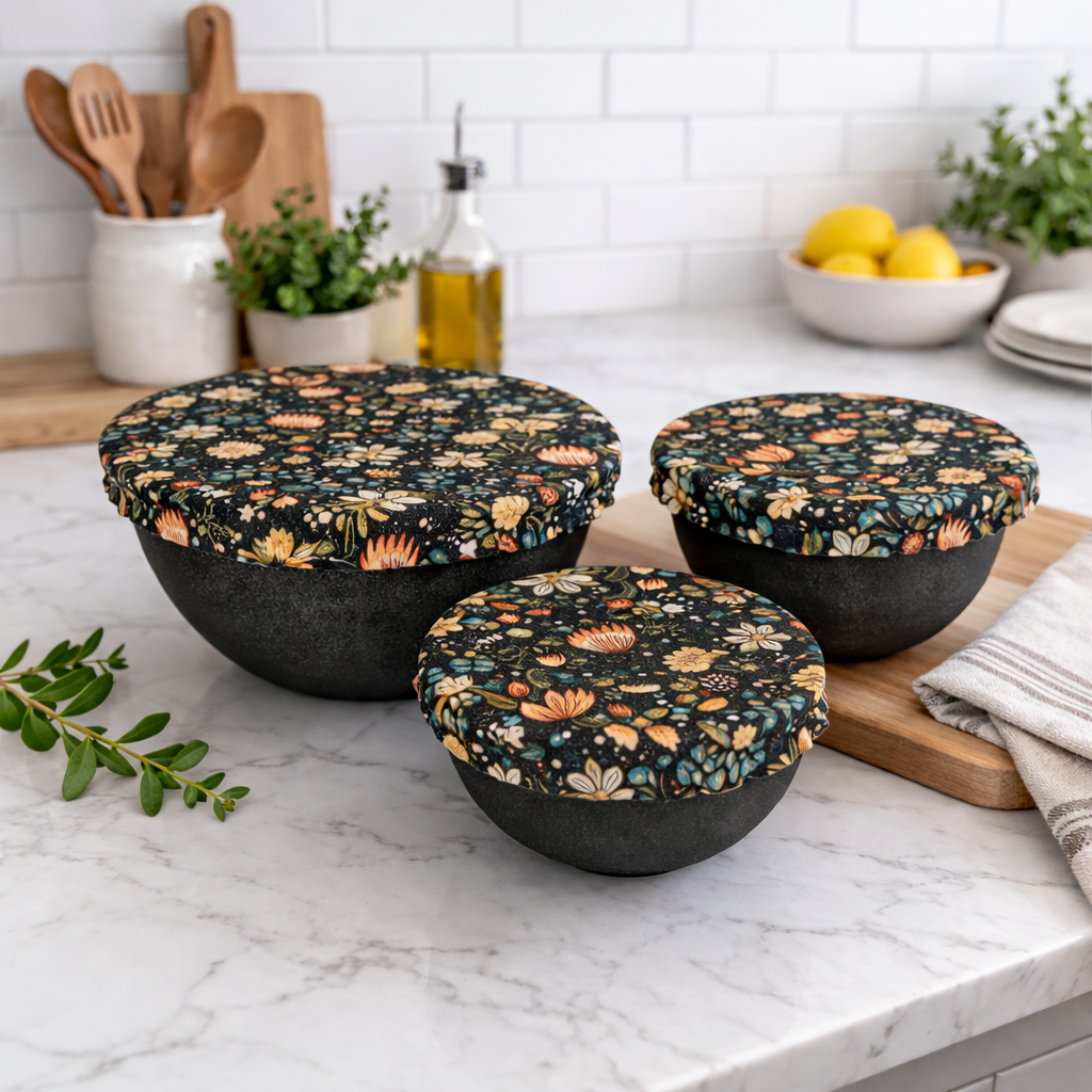 Colibri Canada - Wholesale Food Storage Wrap/Bag - Bowl Covers - Set Penny Lane3