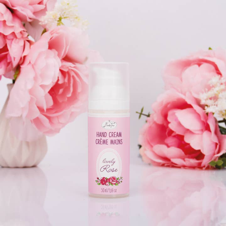 Hand Cream Lovely Rose - floral scent and soft hands for wholesale by BadeFee