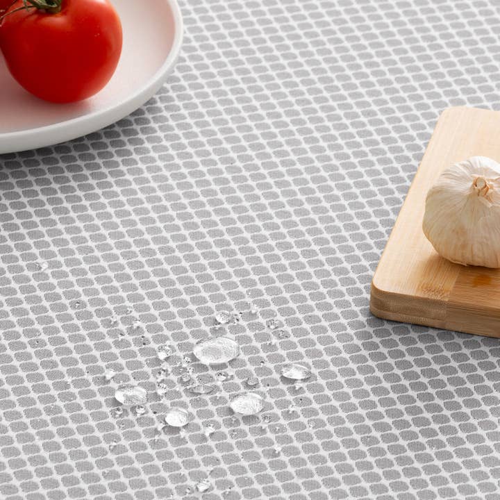 GAMUSI - Wholesale Tablecloth - Waterproof jacquard cotton geometric tablecloth LOSAN8