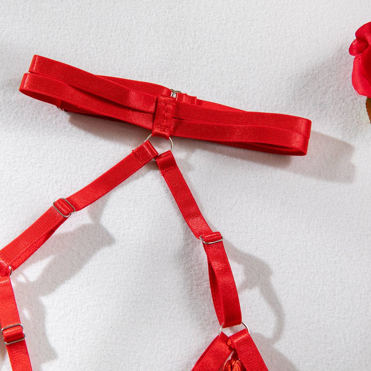 Tourtiwi - Wholesale Lingerie Set - Women's - Sexy lingerie hollow tassel crotchless underwear5