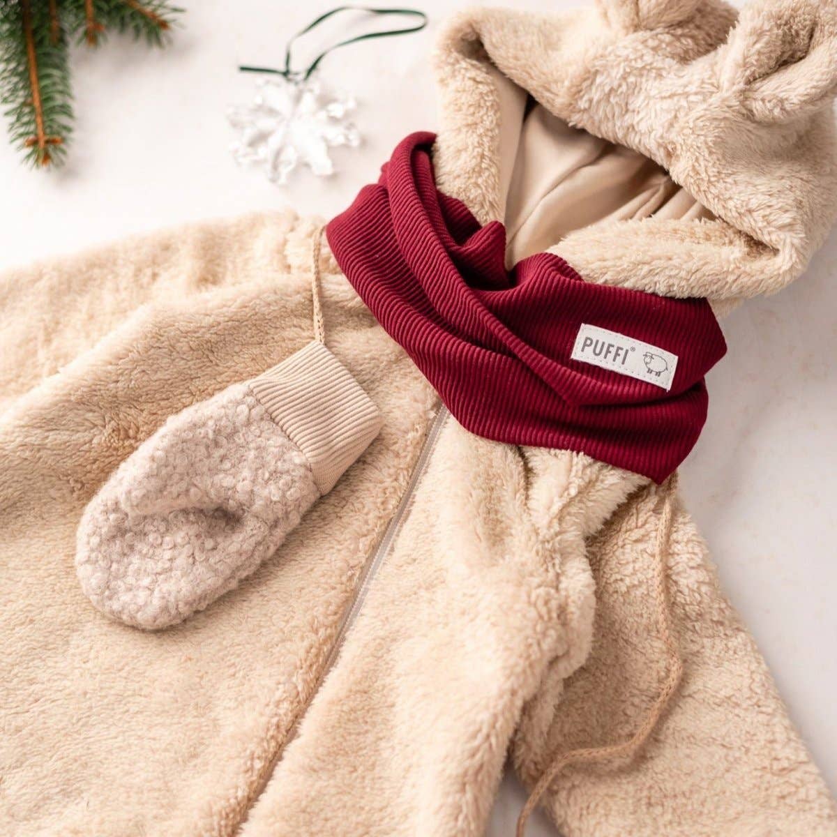 PUFFI – Großhandel Strampler – Baby – Kinder Overall TEDDY HELLBEIGE1