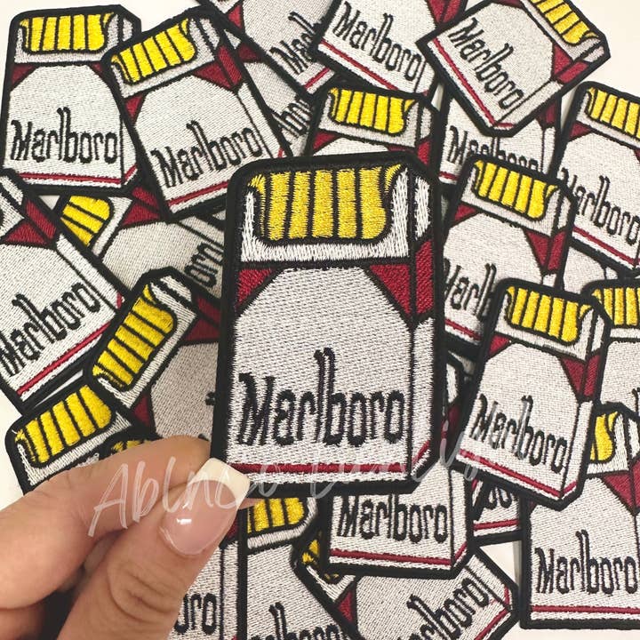 ABLNco - Wholesale Patch - trucker hat patches 3” marlboro western embroidery patch