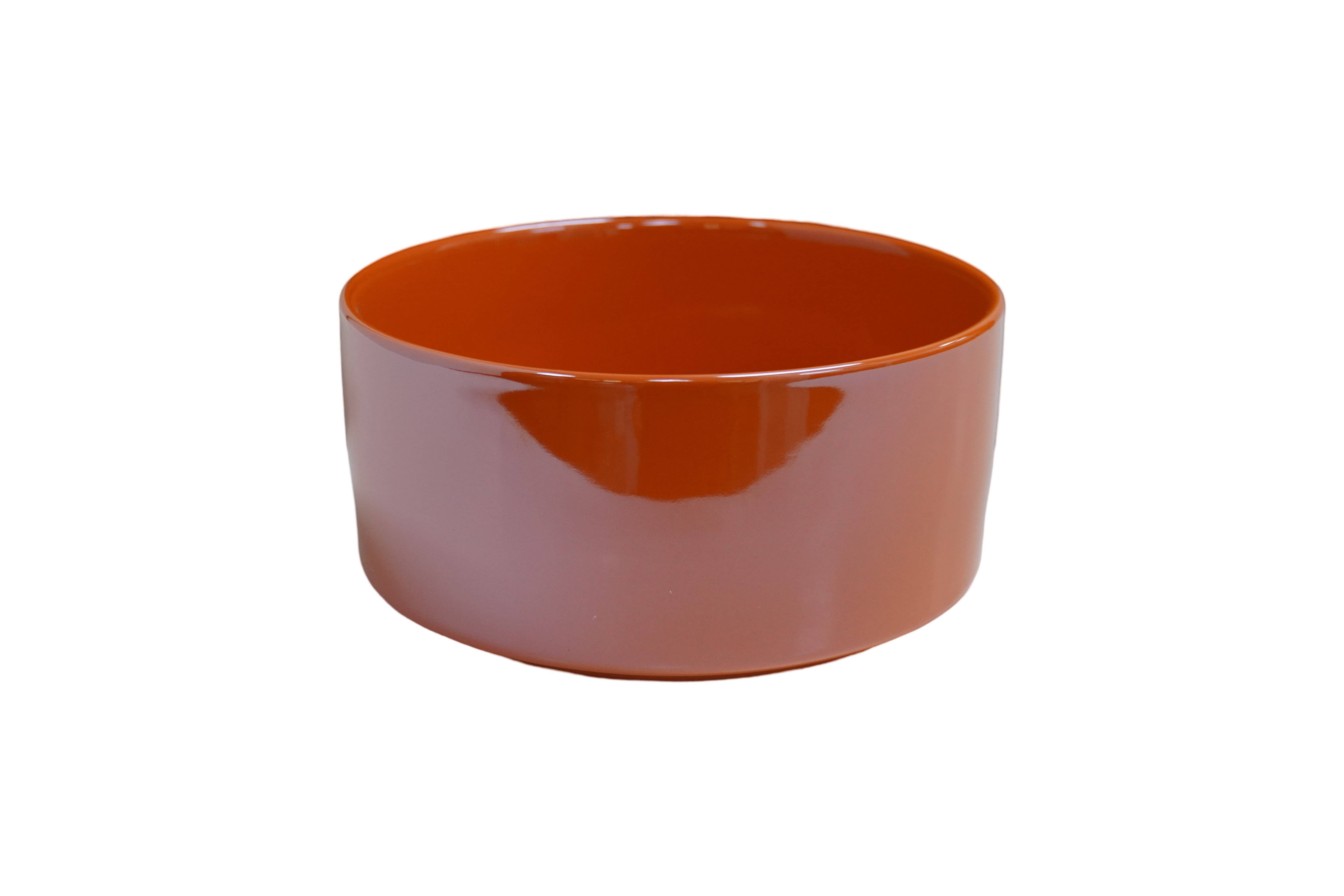 BARK by DOG - Wholesale Pet Bowl - Cat/Dog - 4 Pack- Luigi Luxe Orange Dog Bowl1