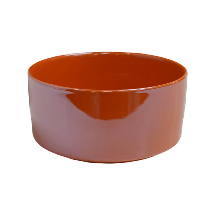 BARK by DOG - Wholesale Pet Bowl - Cat/Dog - 4 Pack- Luigi Luxe Orange Dog Bowl1
