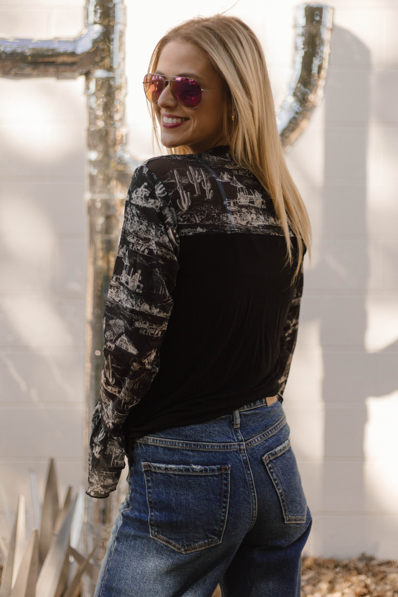 Sterling Kreek - Wholesale Blouse - Women's - Homestead Toile Top7