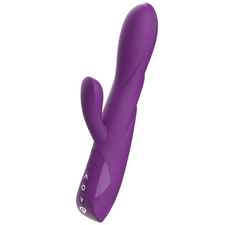 LOVERS - SHOP - Wholesale Seksspeeltje - FLEXIBELE VIBRATOR MET KONIJN - 100% VEGANISTISCH