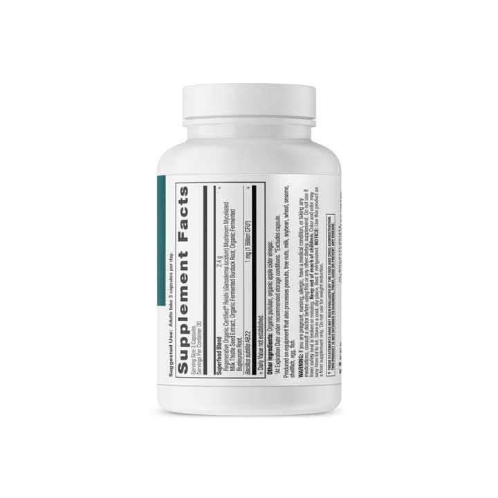 Ancient Nutrition - Vente Supplément oral/vitamine - Nettoyage du foie certifié biologique régénératif® | Gélules (90 gélules)6