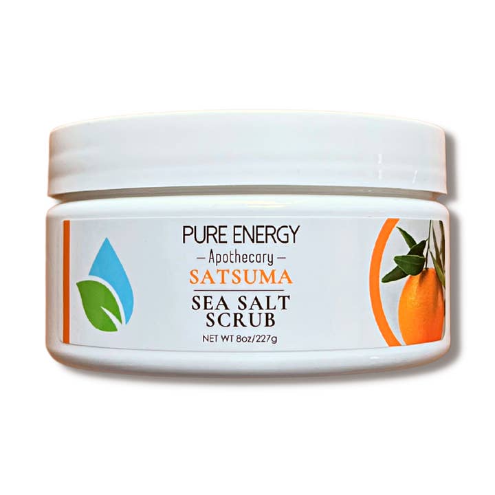 Sea Salt Scrub - Satsuma for wholesale by Pure Energy Apothecary